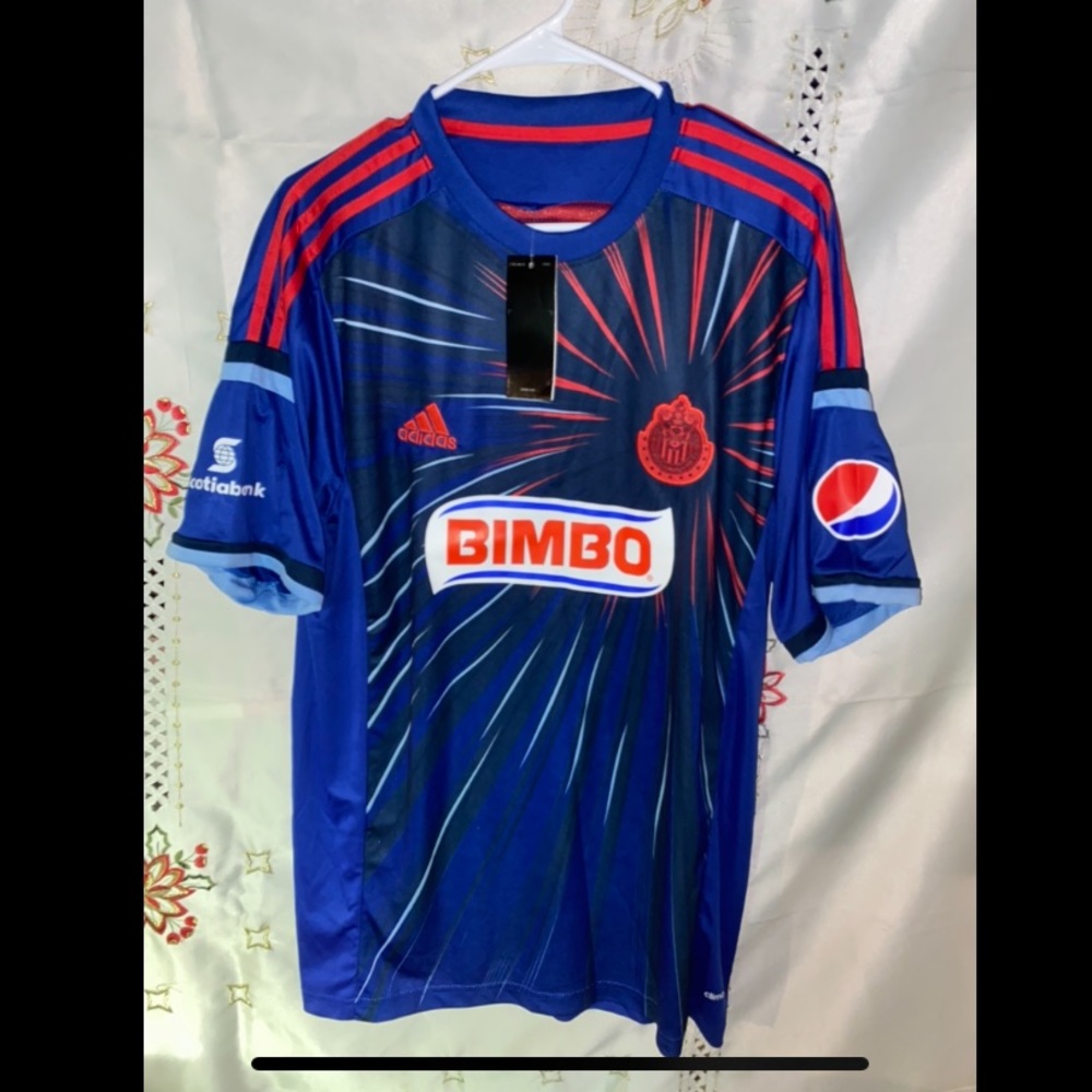 Adidas Chivas Guadalajara Mexico Jersey Blue